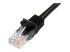 45PAT1MBK - Startech 1m Black Cat5e / Cat 5 Snagless Patch Cable - Right-angle