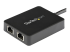 USB32000SPT - StarTech.com USB 3.0 to Dual Port Gigabit Ethernet Adapter w/ USB Port - Close up