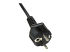 PXTNB3SEU2M - StarTech.com 2m (6ft) Laptop Power Cord, EU Schuko to C5, 2.5A 250V, 18AWG, Notebook / Laptop Replacement AC Cord, Printer/Power Brick Cord, Schuko CEE 7/7 to Clover Leaf IEC 60320 C5 - Close up