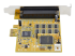 PEX8S1050 - StarTech.com 8-Port PCI Express RS232 Serial Adapter Card, PCIe RS232 Serial Card, 16C1050 UART, Multiport Serial DB9 Controller/Expansion Card, 15kV ESD Protection, Windows & Linux - Right side
