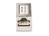 IN-CAT6A-COUPLER-S1 - StarTech.com Shielded RJ45 Coupler, Inline Cat6a Coupler, F/F - Left side