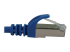 N262-S25-BL - Eaton Tripp Lite Series Cat6a 10G Snagless Shielded Slim STP Ethernet Cable (RJ45 M/M), PoE, Blue, 25 ft. (7.6 m) - Close up