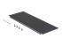 RKPNL4U - StarTech.com 4U Blank Panel for 19 inch Rack, Rack Mount Blanking Panel for Server/Network Racks & Cabinets, 4RU Rackmount Filler Panel/Spacer/Plates, Solid Panel, Cold-Rolled Steel, Black - Right-angle