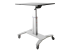STSCART - StarTech.com Mobile Standing Desk, Portable Sit Stand Ergonomic Height Adjustable Cart on Wheels, Rolling Computer/Laptop Workstation Table w/ Locking One-Touch Lift for Teachers/Student - Right-angle