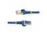6ASPAT750CMBL - Startech 7.5m CAT6A Ethernet Cable, 10 Gigabit Shielded Snagless RJ45 100W PoE Patch Cord, CAT 6A 10GbE STP Network Cable w/Strain Relief, Blue, UL Certified Wiring/TIA - Multi-angle