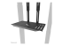 AV1-875BL - Neomounts AV1-875BL - Mounting component (camera shelf, shelf, 2 adapter plates) - Close up