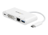 DKT30CDVPD - StarTech.com USB C Multiport Adapter, USB-C to DVI-D (Digital) Video Adapter with 60W Power Delivery Passthrough Charging, GbE, USB-A, Portable USB Type-C/Thunderbolt 3 Mini Laptop Dock - Right-angle