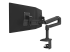 45-489-224 - Ergotron LX - Mounting kit (articulating arm, extension, base, 2-piece desk clamp, dual displays bow, 2 pivots, 8" pole) - Back
