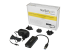 ST4300MINI - StarTech.com 4 Port USB 3.0 Hub SuperSpeed 5Gbps with Fast Charge Portable USB 3.1/USB 3.2 Gen 1 Type-A Laptop/Desktop Hub, USB Bus Power or Self Powered for High Performance, Mini/Compact - Right-angle