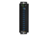 HB30A10AME - StarTech.com 10 Port USB Hub with Power Adapter, Surge Protection, Metal Industrial USB 3.0 Data Transfer Hub, Din Rail, Wall or Desk Mountable, High Speed USB 3.1/ USB 3.2 Gen 1 5Gbps Hub - Front