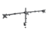 461658 - Manhattan Monitor Mount with Center Mount and Double-Link Swing Arms - Left-angle
