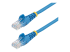 45PAT50CMBL - StarTech.com 0.5m Blue Cat5e / Cat 5 Snagless Ethernet Patch Cable 0.5 m - Right-angle