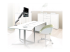 ARMPIVOTHD - StarTech.com Desk Mount Monitor Arm, Heavy Duty Ergonomic VESA Monitor Arm, Single Display up to 9kg, Full Motion, Height Adjustable, Articulating, Aluminum, C-Clamp/Grommet, Silver - Left-angle