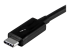 TBLT3MM1M - StarTech.com 1m (3.3ft) Thunderbolt 3 Cable, 20Gbps, 100W PD, 4K Video, Thunderbolt-Certified, Compatible w/ TB4/USB 3.2/DisplayPort - Close up