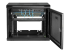 RK9WALM - Startech 2 Post 9U 19" Wall Mount Network Cabinet, Adjustable Depth 6-15" Locking IT Switch Depth Enclosure, Vented Computer/Electronics Equipment Data Rack w/ Shelf + Hook & Loop Tape - Front