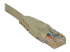 N002-010-GY - Eaton Tripp Lite Series Cat5e 350 MHz Molded (UTP) Ethernet Cable (RJ45 M/M), PoE - Left-angle