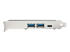 PEXUSB312A1C1H - StarTech.com 5-Port USB PCIe Card, 10Gbps USB 3.1 Gen 2 PCIe Card w/ 1x USB-C & 2x USB-A, 1x 2 Port IDC (Internal 5Gbps USB Header Expansion), USB C PCIe Card, PCI Express USB Controller - Left side
