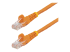 45PAT50CMOR - StarTech.com 0.5m Orange Cat5e / Cat 5 Snagless Ethernet Patch Cable 0.5 m - Right-angle