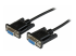 SCNM9FF1MBK - StarTech.com 1m Black DB9 RS232 Serial Null Modem Cable F/F - Right-angle