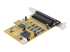 PEX8S1050 - StarTech.com 8-Port PCI Express RS232 Serial Adapter Card, PCIe RS232 Serial Card, 16C1050 UART, Multiport Serial DB9 Controller/Expansion Card, 15kV ESD Protection, Windows & Linux - Top