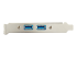 USB3SPLATE - StarTech.com 2 Port USB 3.0 A Female Slot Plate Adapter - Close up