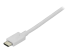 CDP2DPMM6W - StarTech 6ft/1.8m USB C to DisplayPort 1.2 Cable 4K 60Hz, USB-C to DisplayPort Adapter Cable HBR2, USB Type-C DP Alt Mode to DP Monitor Video Cable, Works with Thunderbolt 3, White - Close up