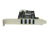 PEXUSB3S42V - StarTech.com 4-Port USB 3.0 PCI Express Card Adapter - Left side
