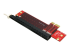 PEX1TO162 - Startech PCI Express X1 to X16 Low Profile Slot Extension Adapter - Back