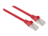 330633 - Intellinet Network Patch Cable, Cat5e, 5m, Red, CCA, SF/UTP, PVC, RJ45, Gold Plated Contacts, Snagless, Booted, Lifetime Warranty, Polybag - Left-angle