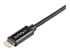 USBLT2MB - Startech 2m (6ft) Long Black Apple® 8-pin Lightning Connector to USB Cable for iPhone / iPod / iPad - Close up