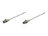 336734 - Intellinet Network Patch Cable, Cat6, 10m, Grey, CCA, U/UTP, PVC, RJ45, Gold Plated Contacts, Snagless, Booted, Lifetime Warranty, Polybag - Right-angle