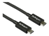 TBLT34MM80CM - StarTech.com 2.6ft (80cm) Thunderbolt 3 Cable, 40Gbps, 100W PD, 4K/5K Video, Thunderbolt-Certified, Compatible w/ TB4/USB 3.2/DisplayPort - Close up