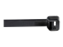 CBMZT10B - Startech 10"(25cm) Cable Ties, 1/8"(4mm) wide, 2-5/8"(68mm) Bundle Diameter, 50lb(22kg) Tensile Strength, Nylon Self Locking Zip Ties w/ Curved Tip, 94V-2/UL Listed, 100 Pack, Black - Close up