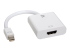 CBL-MH1WHT-5E - V7 - Adapter - Mini DisplayPort male to HDMI female - Left-angle