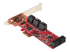 10P6G-PCIE-SATA-CARD - StarTech.com SATA PCIe Card, 10 Port PCIe SATA Expansion card, 6Gbps SATA Card, Low/Full Profile, Stacked SATA Connectors, ASM1062 Non-Raid SATA Controller Card / Adapter - Right-angle