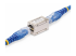 IN-CAT6A-COUPLER-S1 - StarTech.com Shielded RJ45 Coupler, Inline Cat6a Coupler, F/F - Left-angle