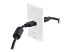 HDMIPLATE - Startech Single Outlet Female HDMI Wall Plate White - Right-angle