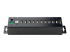 USB210AIND-USB-A-HUB - StarTech.com 10-Port Industrial USB 2.0 Hub, Rugged USB Hub w/15kV Air/8kV Contact ESD Level 4 Protection, DIN/Wall/Desk Mountable USB-A Hub, Multiport USB Hub with Locking Ports - Left-angle