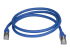 6ASPAT1MBL - Startech 1m CAT6A Ethernet Cable, 10 Gigabit Shielded Snagless RJ45 100W PoE Patch Cord, CAT 6A 10GbE STP Network Cable w/Strain Relief, Blue, UL Certified Wiring/TIA - Front
