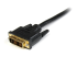 HDMIDVIMM6 - StarTech.com 6ft (1.8m) HDMI to DVI Cable, DVI-D to HDMI Display Cable (1920x1200p), Black, 19 Pin HDMI Male to DVI-D Male Cable Adapter, Digital Monitor Cable, M/M, Single Link - Close up