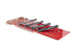 QUAD-M2-PCIE-CARD-B - StarTech.com Quad M.2 PCIe Adapter Card, x16 Quad NVMe or AHCI M.2 SSD to PCI Express 4.0, Up to 7.8GBps/Drive, For 2242/2260/2280/22110mm PCIe M-Key M2 SSDs, Bifurcation Required - Right-angle