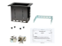 BEZ4MOD - StarTech.com Single-Module Conference Table Connectivity Box-Customizable - Right-angle
