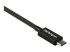 TBLT34MM80CM - StarTech.com 2.6ft (80cm) Thunderbolt 3 Cable, 40Gbps, 100W PD, 4K/5K Video, Thunderbolt-Certified, Compatible w/ TB4/USB 3.2/DisplayPort - Close up