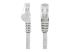 N6PATCH100GR - StarTech.com 100ft CAT6 Ethernet Cable, 10 Gigabit Snagless RJ45 650MHz 100W PoE Patch Cord, CAT 6 10GbE UTP Network Cable w/Strain Relief, Gray, Wiring is UL Certified/TIA - Front