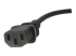 BS13U-1M-POWER-LEAD - StarTech.com 3ft (1m) UK Computer Power Cable, BS 1363 to C13 Power Cord, 18AWG, 10A 250V, Black Replacement AC Power Cord, Monitor Power Cable, BS 1363 to IEC 60320 C13 Kettle Lead - Close up