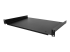 SHELF-1U-12-FIXED-S - StarTech.com 1U Fixed Server Rack Mount Shelf, 12in Deep Steel Universal Cantilever Tray for 19" AV/Data/Network Equipment Rack with Cage Nuts & Screws, 55lbs Weight Capacity, 12" Deep - Right-angle