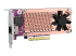 QM2-2P10G1TB - QNAP QM2-2P10G1TB - Storage controller - Left-angle
