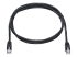 N261-005-BK - Eaton Tripp Lite Series Cat6a 10G Snagless UTP Ethernet Cable (RJ45 M/M), Black, 5 ft. (1.52 m) - Front