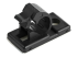 CBMCC1 - StarTech.com 100 Adhesive Cable Management Clips Black, Network/Ethernet/Office Desk/Computer Cord Organizer, Sticky Cable/Wire Holders, Nylon Self Adhesive Clamp UL/94V-2 Fire Rated - Right-angle