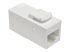 N235-001-WH-6AD - Eaton Tripp Lite Series Cat6a Straight-Through Modular In-Line Snap-In Coupler w/90-Degree Down-Angled Port, White (RJ45 F/F) - Left-angle